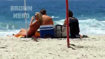 Sitting By People on a Nude Beach Prank 2018