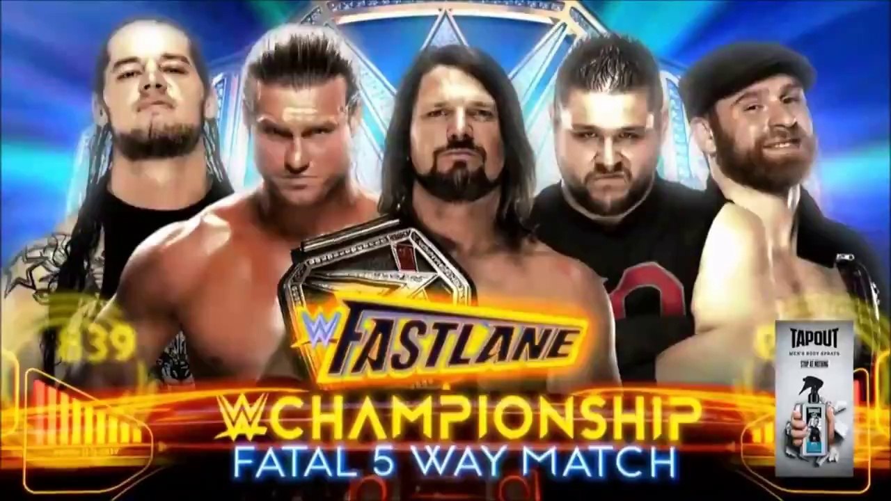 WWE  Fastlane 2018 Match Card Prediction