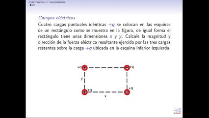 Campos eléctricos. Ejercicio 1