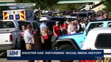 i24NEWS DESK | Shooter had 'disturbing' social media history  | Thursday, February 15th 2018