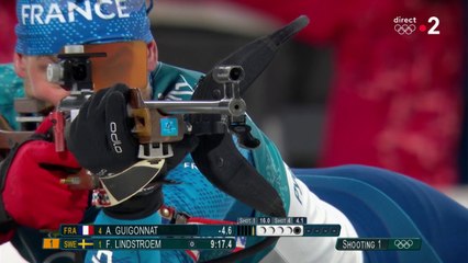 JO 2018 : Biathlon - Individuel : Un 5/5 pour débuter signé Antonin Guigonnat au tir couché !