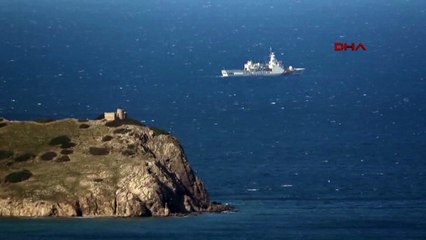 Çavuş Adası’nda askeri inşaat başladı