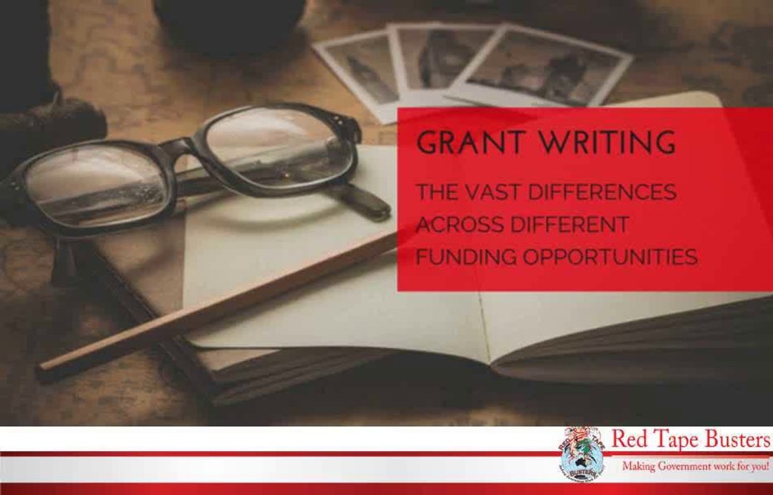 Grant writing – the vast differences across different funding opportunities