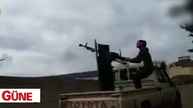 Terör örgütü YPG´ye ait drone böyle düşürüldü