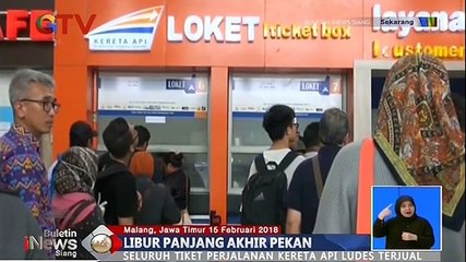 Liburan Panjang Imlek, Tiket Kereta Ludes Terjual