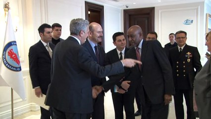 Bakan Soylu, BM Mülteciler Yüksek Komiseri Grandi'yi kabul etti