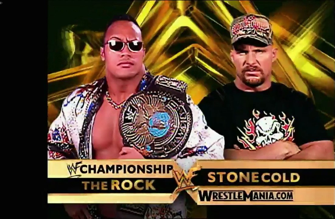 Wwe Wrestlemania 17(xvii) - The Rock(c) Vs Stone Cold Steve Austin - Official Promo-1