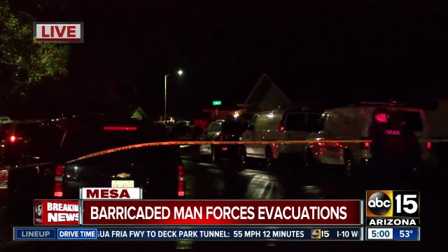 Man fires shots at officers in Mesa neighborhood