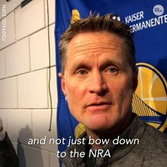 Steve Kerr calls out government after latest school shooting