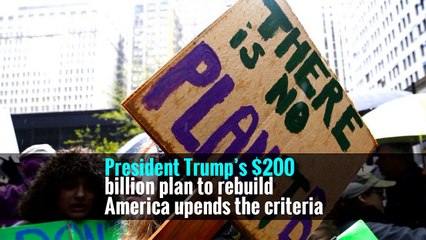 Trump’s Infrastructure Plan Puts Burden on State and Private Money