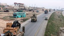 قافلة عسكرية تركية جديدة تدخل إدلب في إطار العملية على عفرين