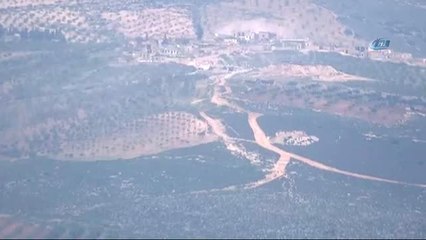 TSK Çakallı Köyü'ndeki Terör Hedeflerini Bombardımana Tuttu