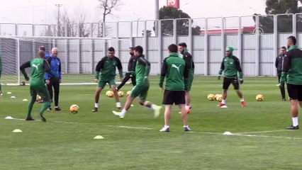 Bursaspor'da Evkur Yeni Malatyaspor maçı hazırlıkları - BURSA