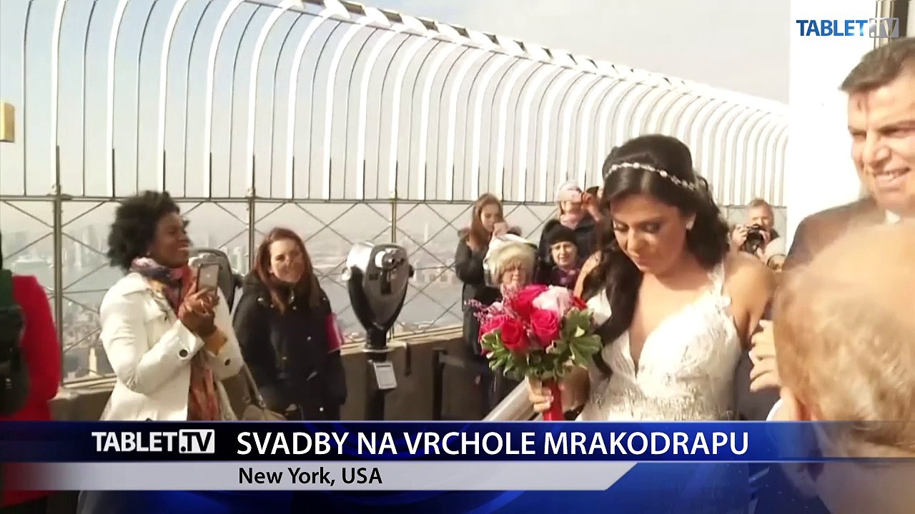 Svadobné sľuby si dávajú na vrchole mrakodrapu