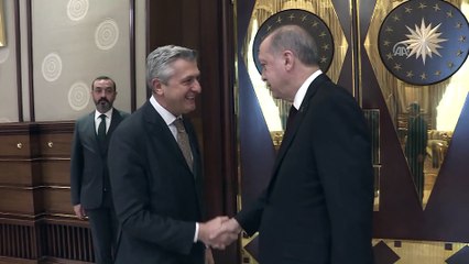Cumhurbaşkanı Erdoğan, BM Mülteciler Yüksek Komiseri Grandi'yi kabul etti - ANKARA