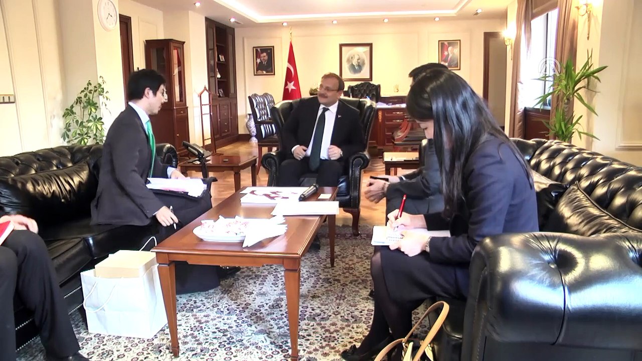 Başbakan Yardımcısı Çavuşoğlu, Japonya Büyükelçisi Miyajima'yı kabul etti - ANKARA