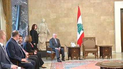 هل قصد عون التأخر عن لقاء تيلرسون بقصر بعبدا؟