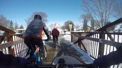 Spear the Fatty Hugh Jass Fat Bike Race - Chain Broke!
