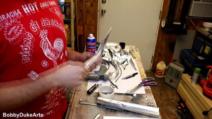I made this sculpture using aluminium foil (and dancing)