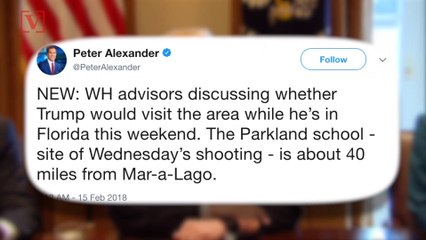 Report: President Trump Could Visit Area of School Shooting While At Mar-a-Lago