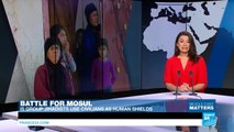 Battle for Mosul: IS group jihadists use civilians as human shields