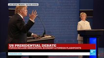 US Presidential Debate: Donald Trump says Clinton paid people to start violence at his rallies
