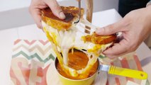 This Is The Gooiest Grilled Cheese We've Ever Seen
