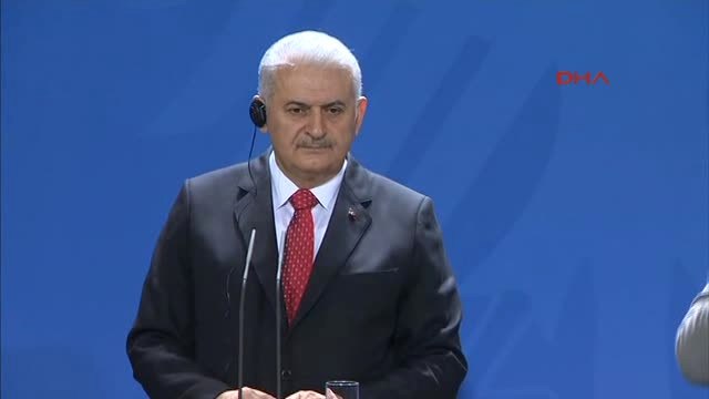 Başbakan Yıldırım Almanya Başbakanı Merkel ile Ortak Basın Toplantısı Düzenledi 3