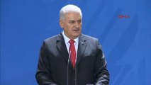 Başbakan Yıldırım Almanya Başbakanı Merkel ile Ortak Basın Toplantısı Düzenledi 2