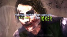How was Heath Ledger successful in acting as The Joker