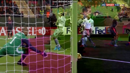 Nacho Monreal Goal - Ostersunds 0 - 1 Arsenal 15-02-2018