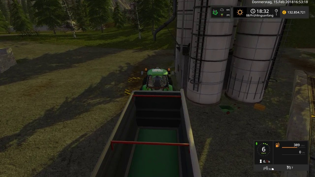 Was tut der Landmann im Frühling am Liebsten am Abend? Geld verdienen