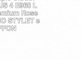 Coque Souple UltraSlim LG NEXUS 4  E960 Le Diams Premium Rose de MUZZANO  STYLET et