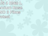 Coque Souple UltraSlim LG NEXUS 4  E960 Le Diams Premium Rose de MUZZANO  3 Films