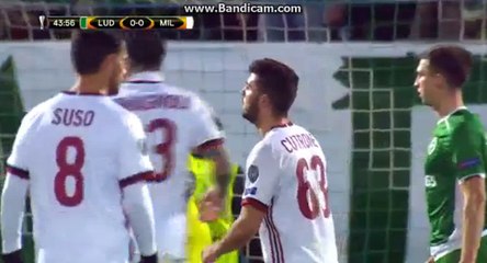 P.Cutrone Goal HD Ludogorets  0 - 1 Milan 15.02.2018