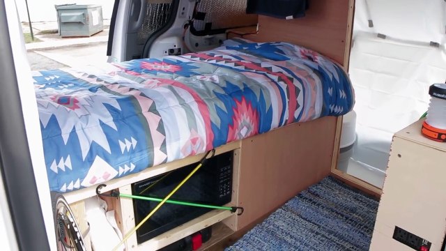 Incredible Minivan Camper Van RV Conversion DIY Wet Bath Tour