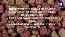 Four Brands of Pet Food Recalled Due to Salmonella