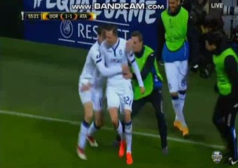 Josip Ilicic Goal HD - Borussia Dortmund 1-2 Atalanta Bergamo 15.02.2018