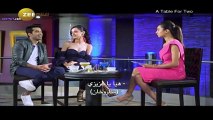 مقابلة سنايا ايراني و موهيت سيغال في برنامج A Table For Two / زي افلام