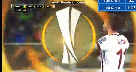 Borini Goal Ludogorets 0-3 AC Milan