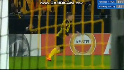 Michy Batshuayi Goal HD - Borussia Dortmund 3-2 Atalanta 15.02.2018