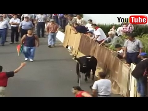 Best funny videos 2017 Most awesome bullfighting festival funny crazy bull fails