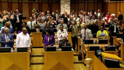 South Africa's new president, Cyril Ramaphosa