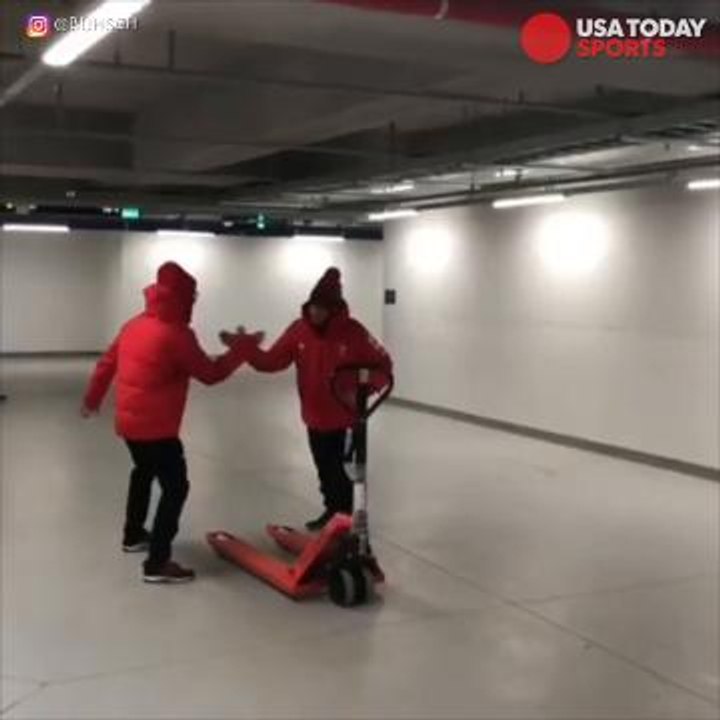 Swiss skier Fabian Bosch is having the best time at the Olympics