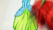 Drawing & Colouring Dresses for Girls | Learn Coloring & Colors Video for Kids