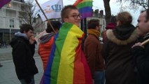 Rassemblement de soutien au centre LGBTI de Nantes