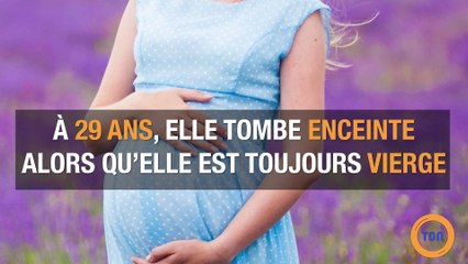 Cette femme a eu un enfant d'une façon particulière
