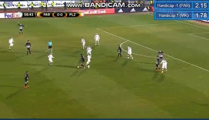 Leandre Tawamba Goal HD - Partizan Belgrade 1-0 Viktoria Plzen 15.02.2018