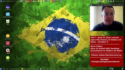 2017 - How to Clear recent open file history on fedora 26/27 Mate - October 5