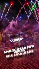 Lineup announced for EDC 2018 in 
Las Vegas